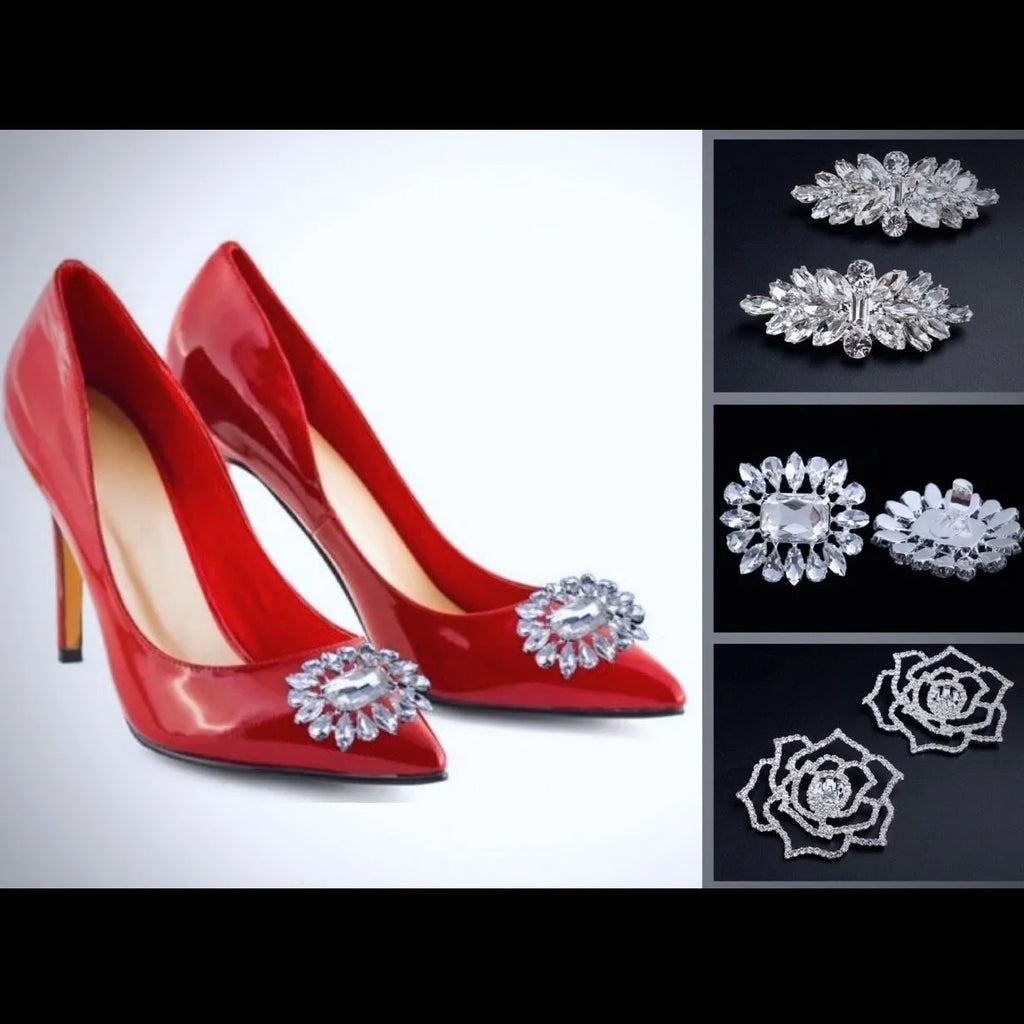 Wedding Accessories - Crystal Bridal Shoe Clips