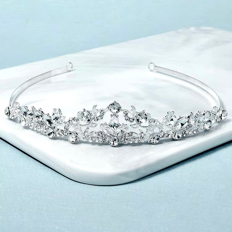 Wedding Hair Accessories - Crystal Bridal Tiara - Available in Rose Gold and Silver
