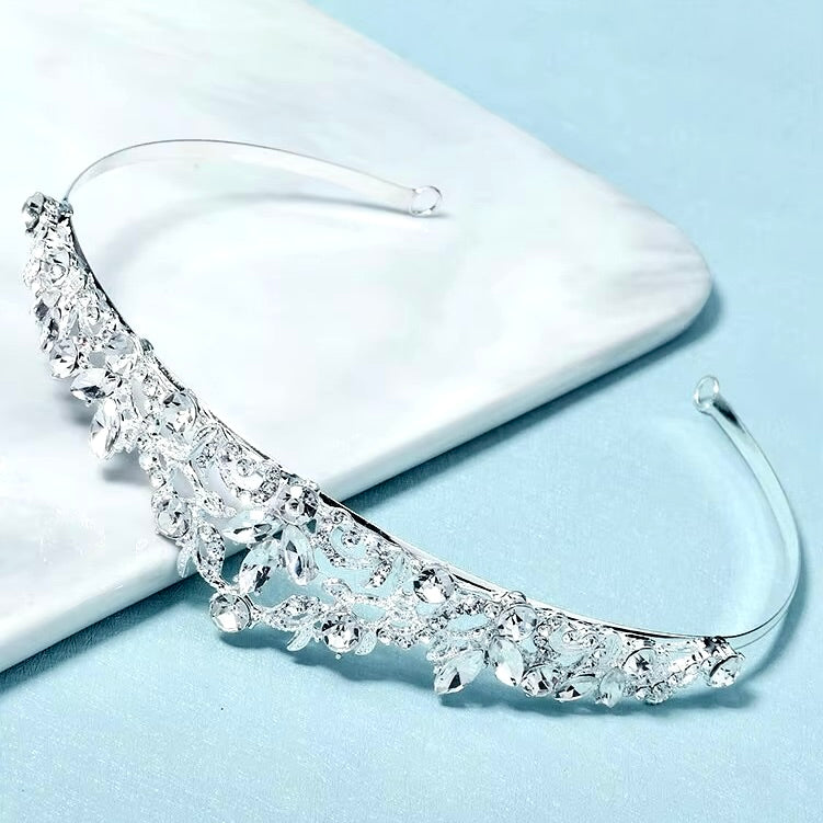 Wedding Hair Accessories - Crystal Bridal Tiara - Available in Rose Gold and Silver