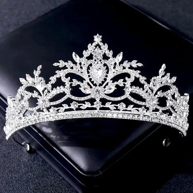 Wedding Hair Accessories - Crystal Wedding Tiara - Available in Gold and Silver