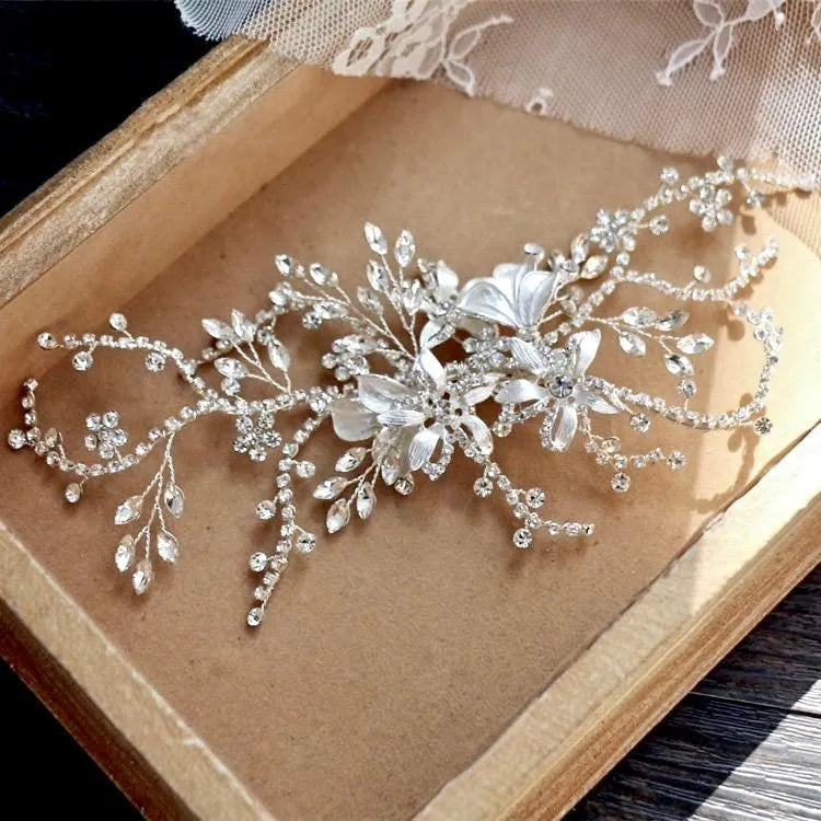 Wedding Hair Accessories - Crystal Bridal Hair Clip/Vine
