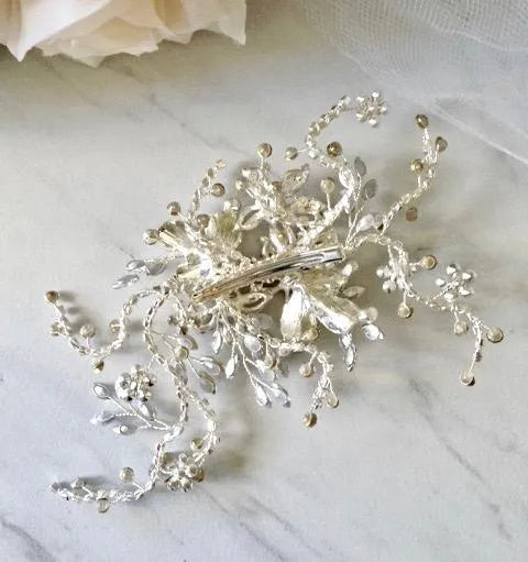 Wedding Hair Accessories - Crystal Bridal Hair Clip/Vine