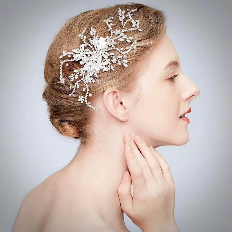 Wedding Hair Accessories - Crystal Bridal Hair Clip/Vine