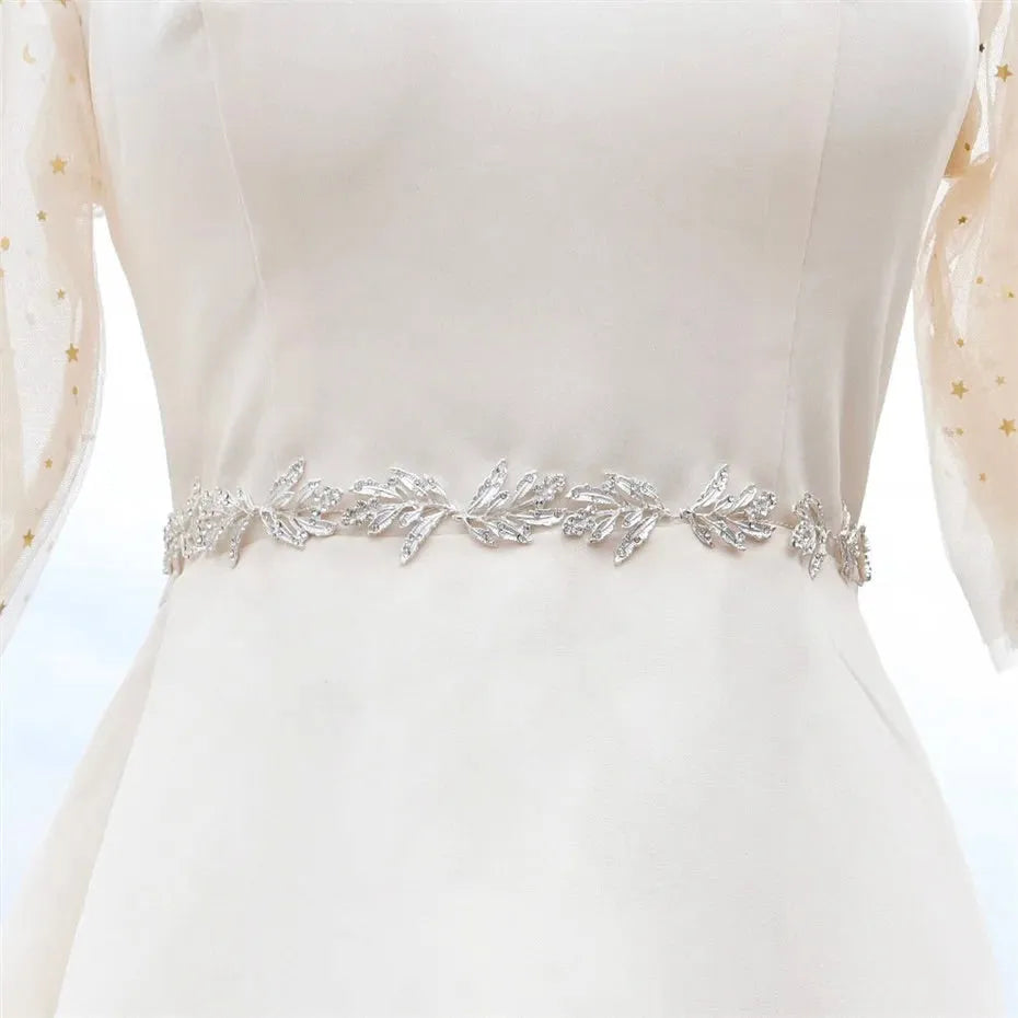 Wedding Accessories - Wedding Wired Crystal Belt