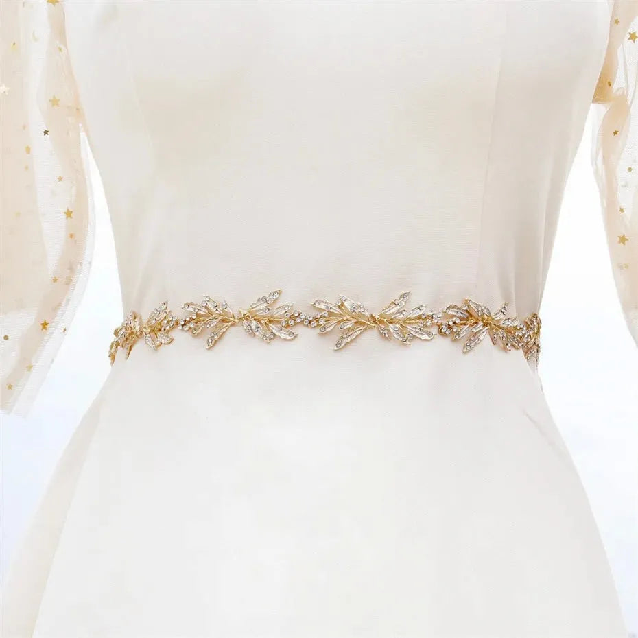 Wedding Accessories - Wedding Wired Crystal Belt