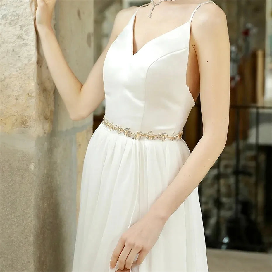 Wedding Accessories - Wedding Wired Crystal Belt