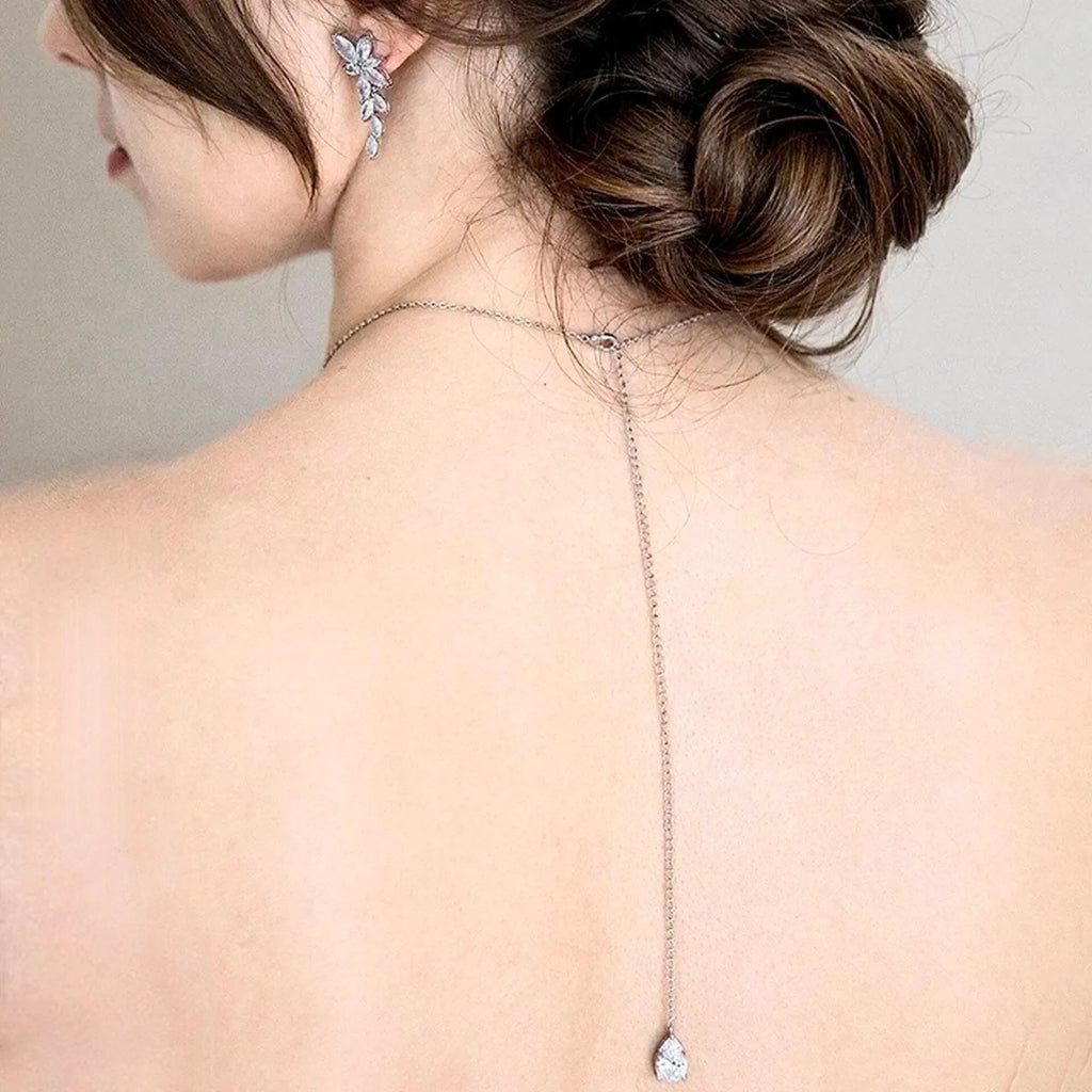 "Vivienne" - Cubic Zirconia Bridal Jewelry Set - Available in Silver, Rose Gold and Yellow Gold