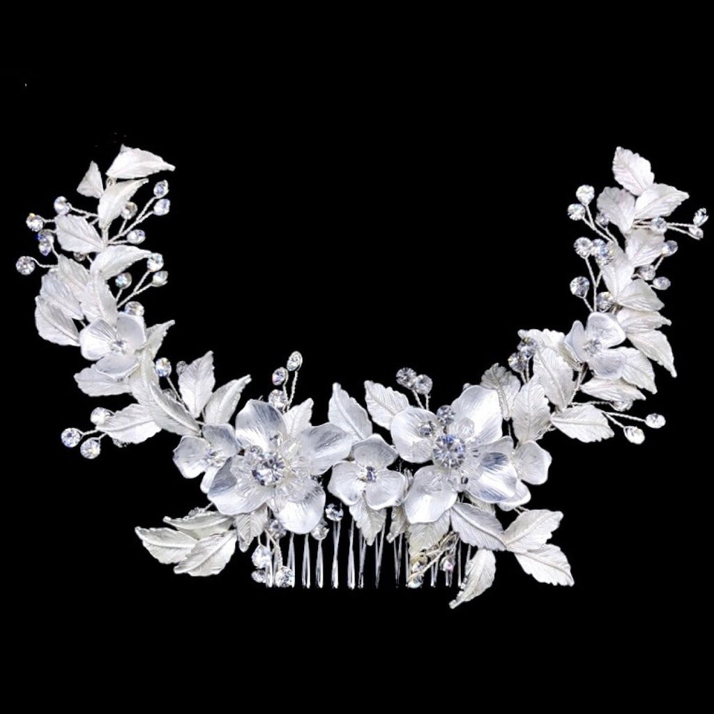 Wedding Hair Accessories - Crystal Bridal Hair Comb - Available in Rose Gold, Silver and Yellow Gold