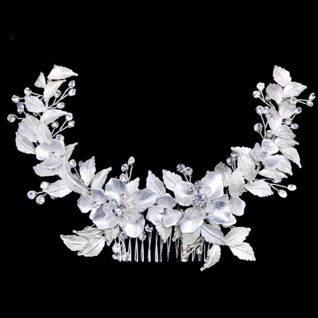 Wedding Hair Accessories - Crystal Bridal Hair Comb - Available in Rose Gold, Silver and Yellow Gold