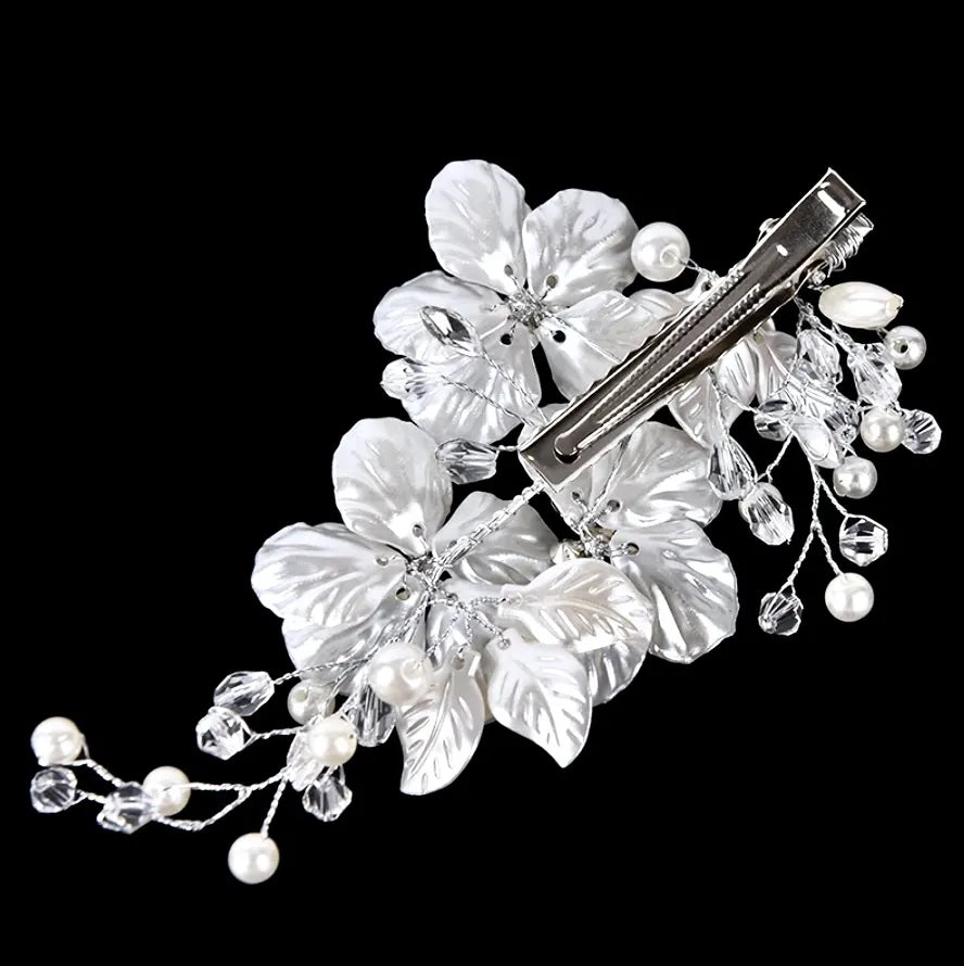 Wedding Hair Accessories - Floral Bridal Hair Clip/Vine