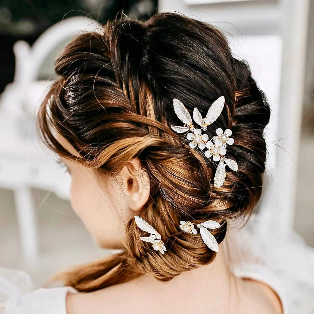 Wedding Hair Accessories - Romantic Bridal Hair Comb and Pins Set