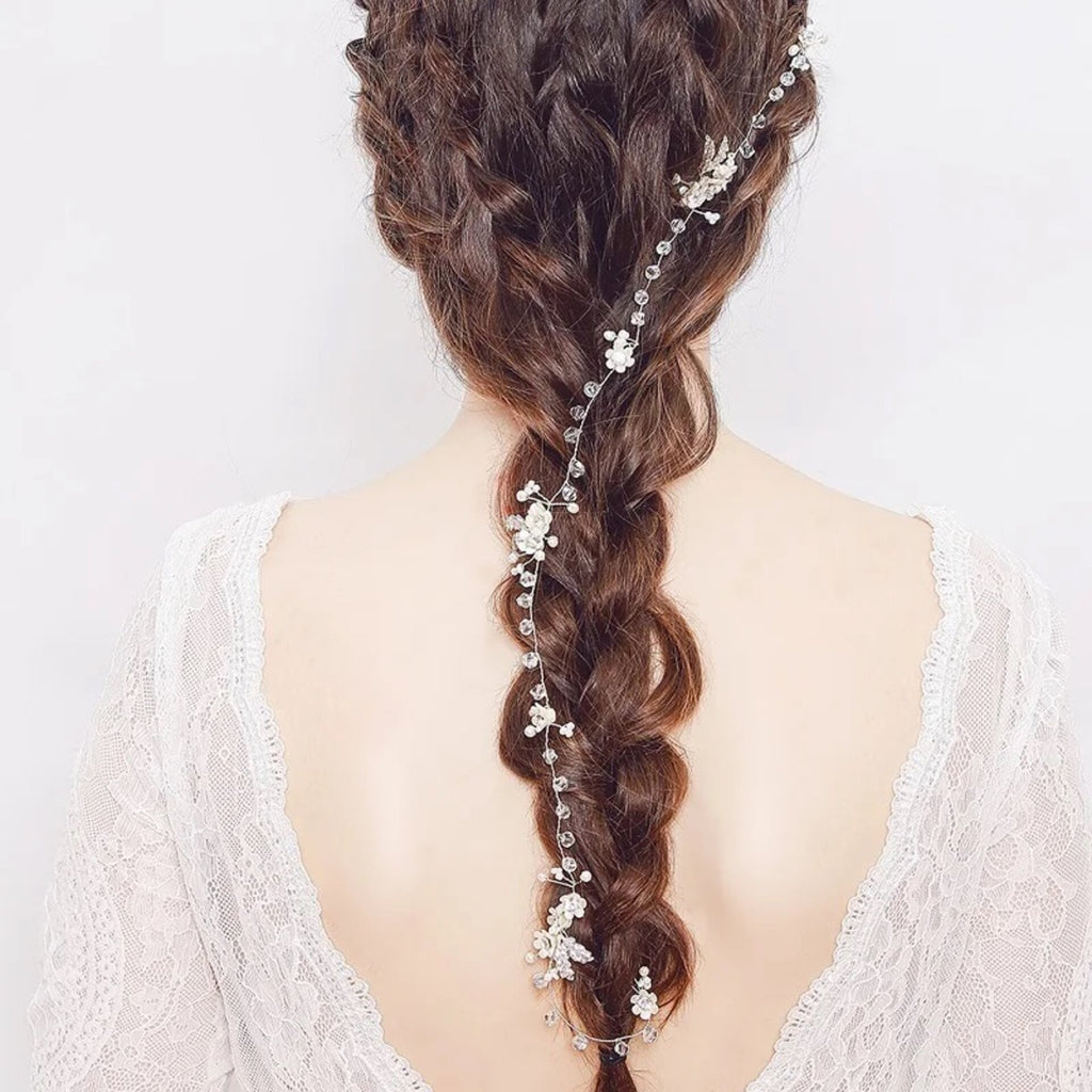 Bridal Hair Accessories - Pearl and Crystal Bridal Hair Vine