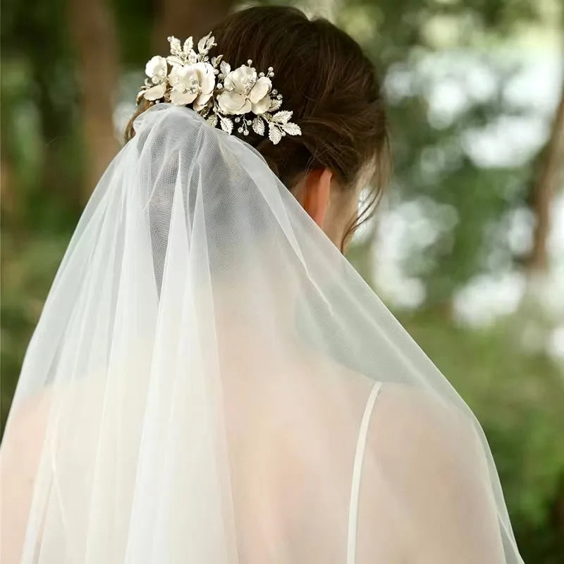 Wedding Hair Accessories - Pearl and Crystal Bridal Hair Comb