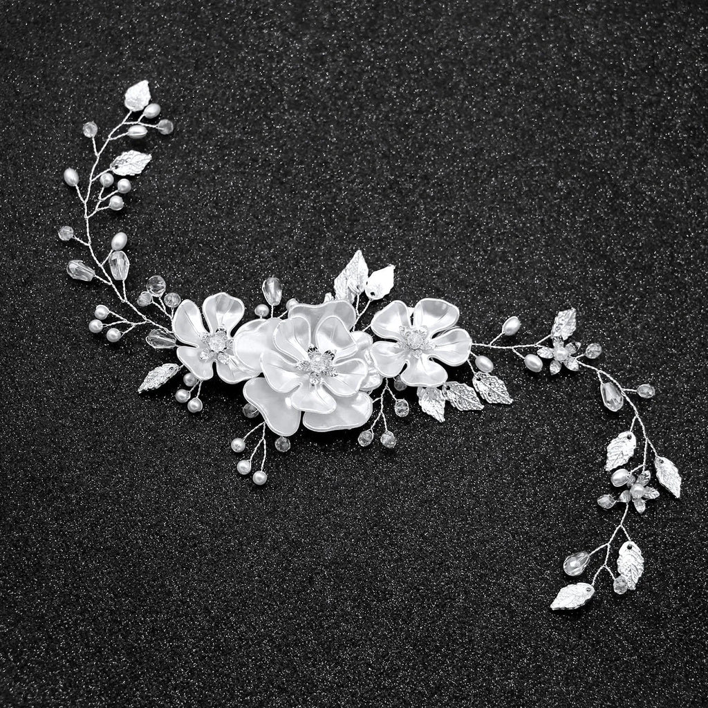 Wedding Hair Accessories - Floral Wedding Headband / Hair Vine - Available in Silver and Gold