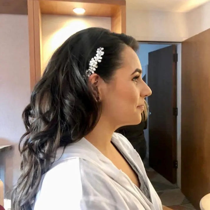 Wedding Hair Accessories - Freshwater Pearl and Crystal Bridal Hair Comb