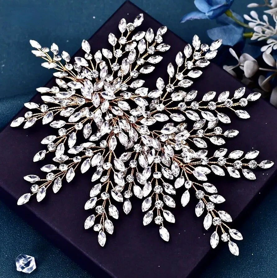 Wedding Hair Accessories - Crystal Bridal Headdress Headpiece