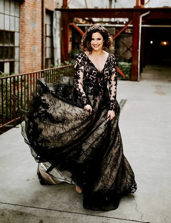 Wedding Hair Accessories - Victorian Gothic Black Bridal Tiara