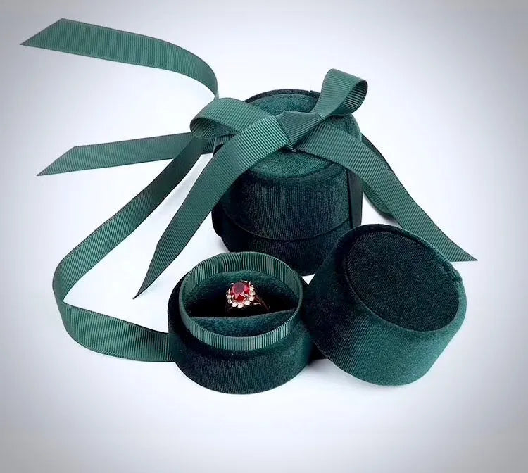 Wedding Accessories - Velvet Ring Box - More Colors Available