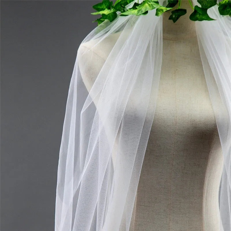 Wedding Veils - Lace Edge Cathedral Bridal Veil