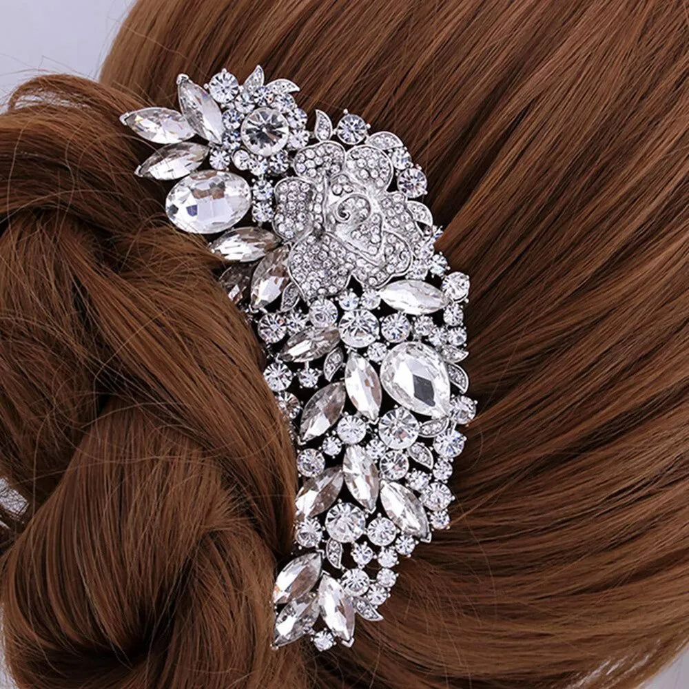 Wedding Hair Accessories - Austrian Crystal Bridal Hair Comb
