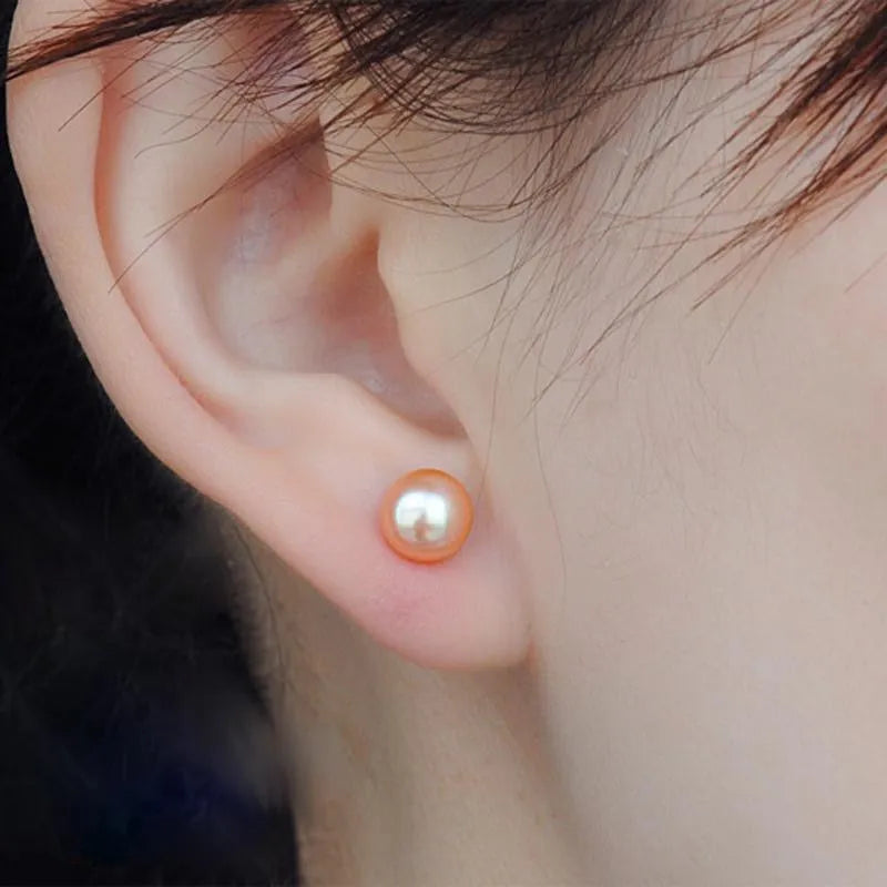 Pearl Wedding Jewelry - Sterling Silver and Natural Pearl 3-Piece Bridal Jewelry Set - More Colors