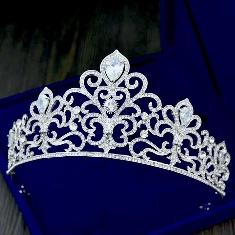 "Ellena" - Wedding Cubic Zirconia Tiara