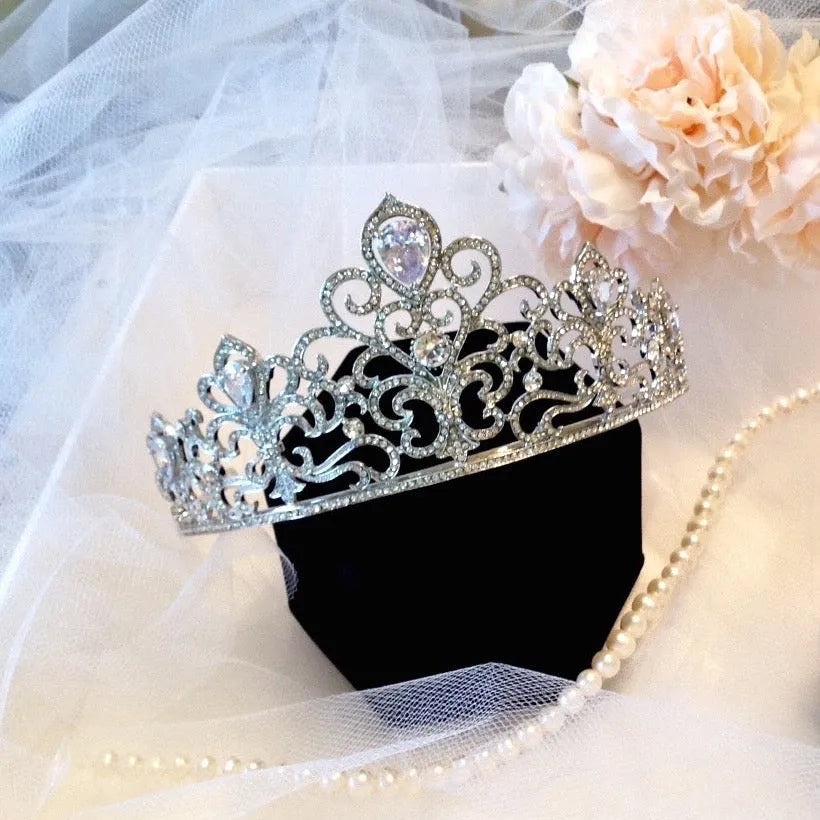 "Ellena" - Wedding Cubic Zirconia Tiara