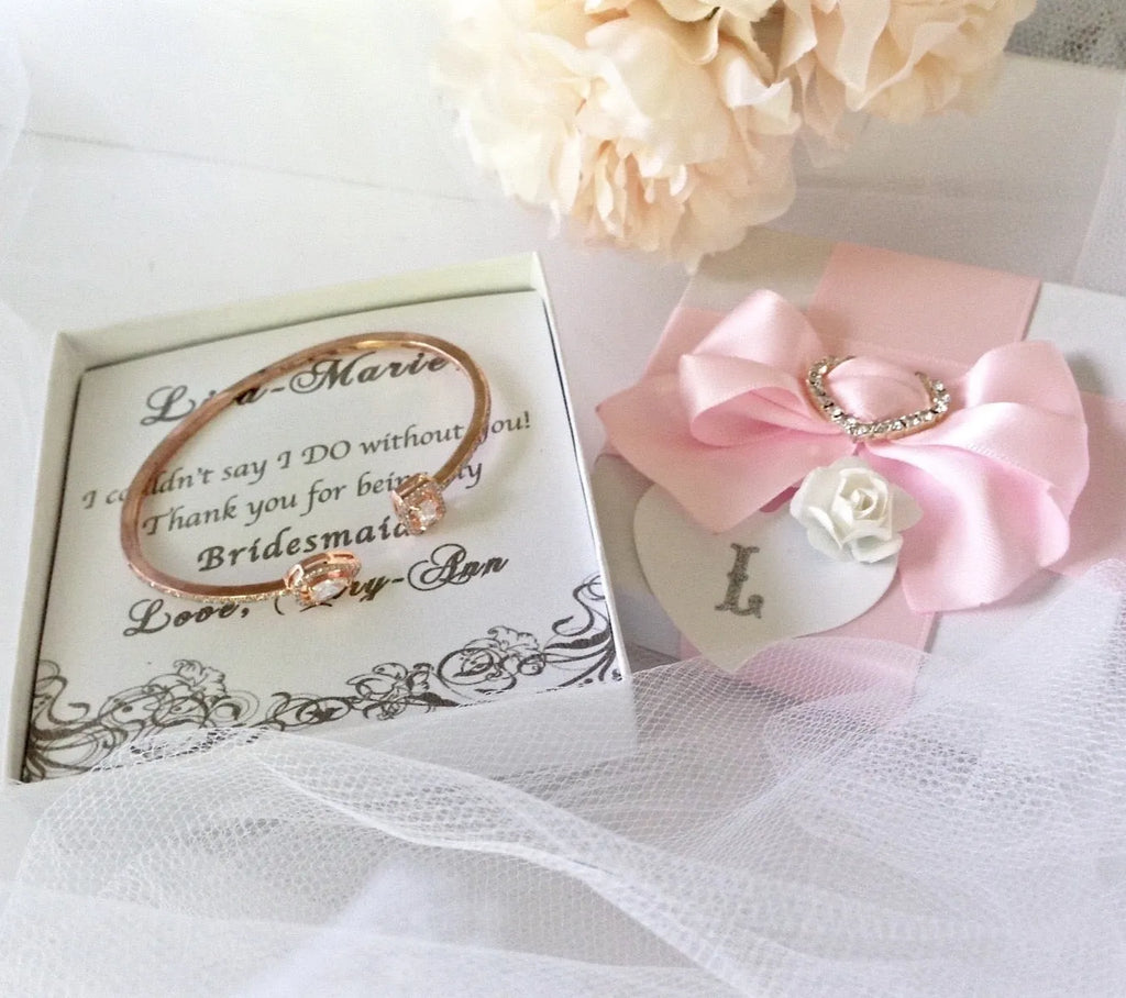 Wedding Jewelry - Cubic Zirconia Bridal Bracelet - Available in Silver, Rose Gold and Yellow Gold 