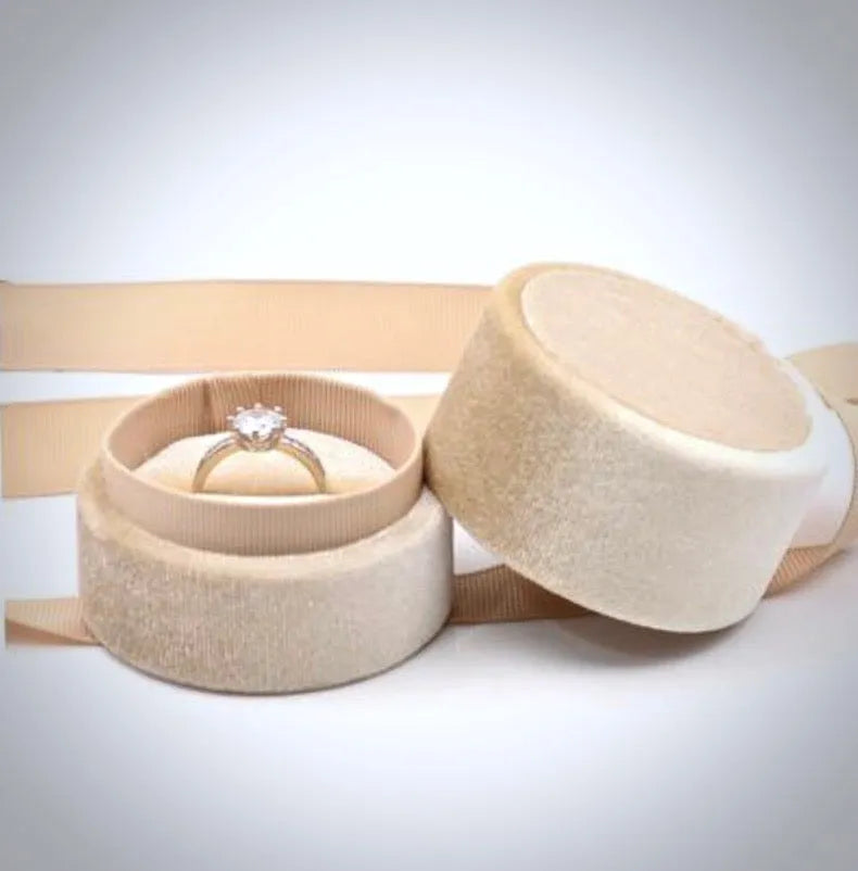 Wedding Accessories - Velvet Ring Box - More Colors Available