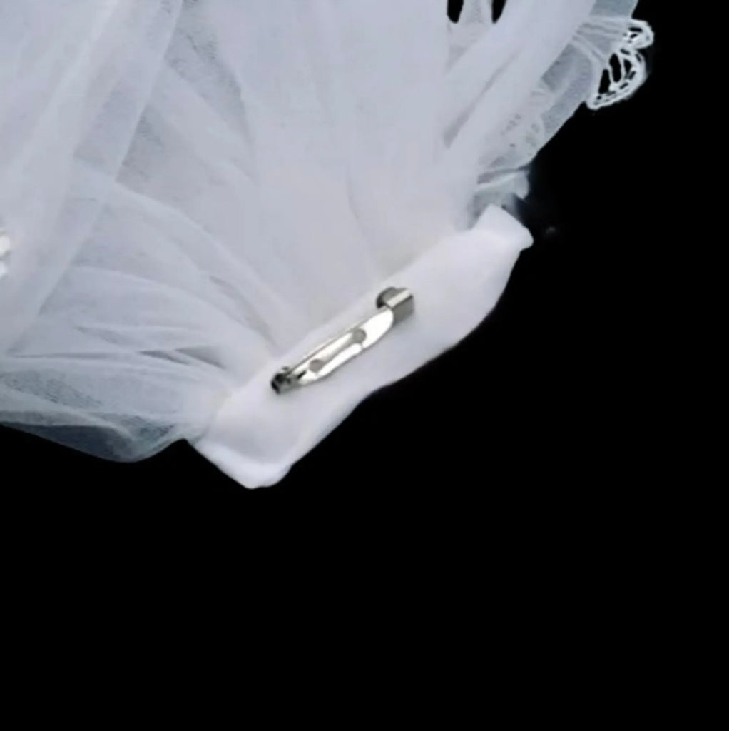 Wedding Veils - Lace Bridal Cape Veil - Cathedral Length