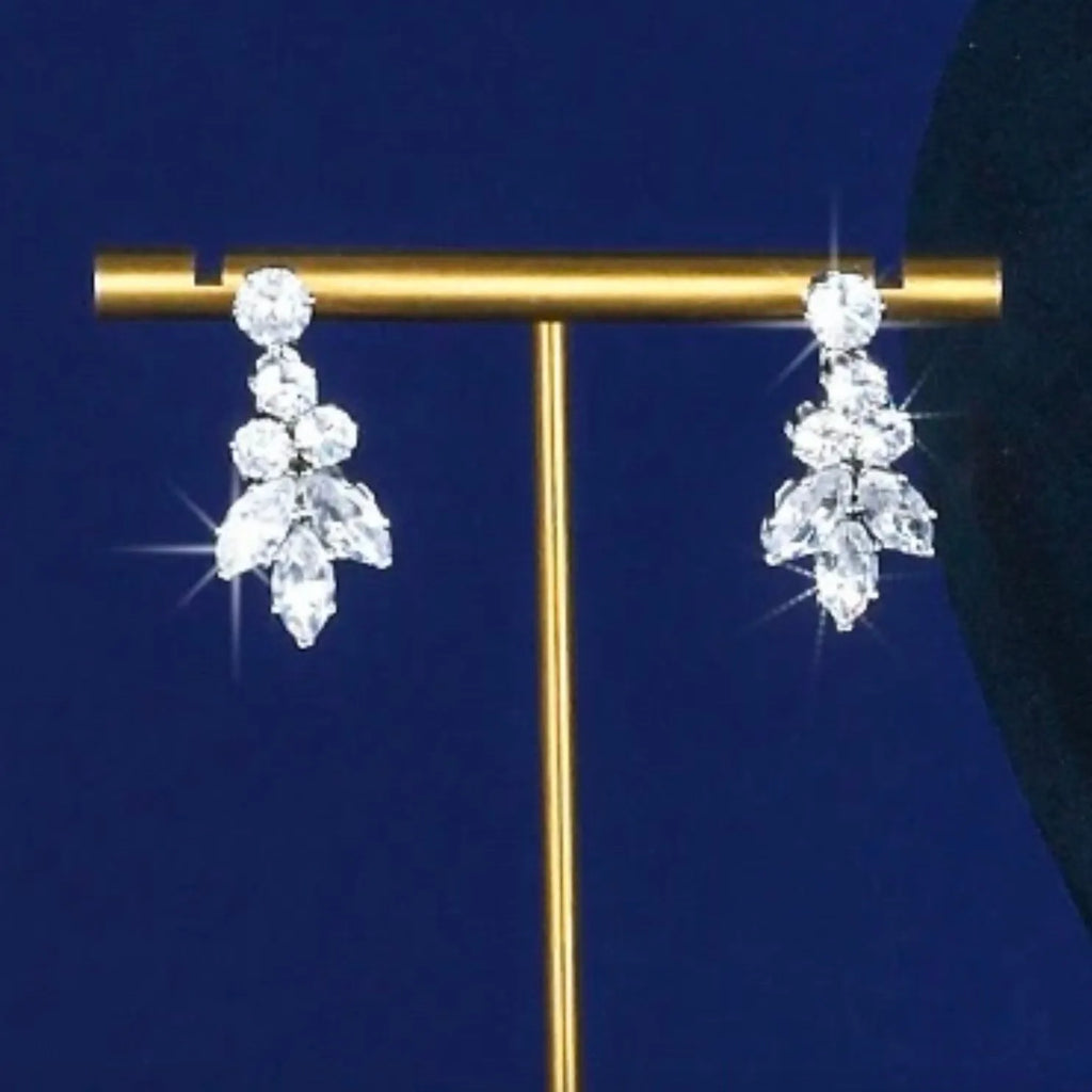 4-Piece CZ Bridal Jewelry Set | Luxurious Wedding Jewelry 