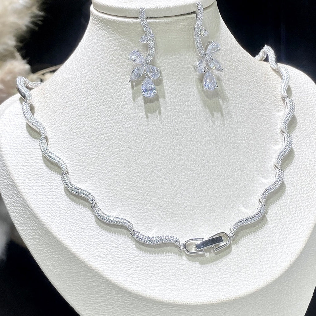 Wedding Jewelry - Luxury Cubic Zirconia Bridal Jewelry Set