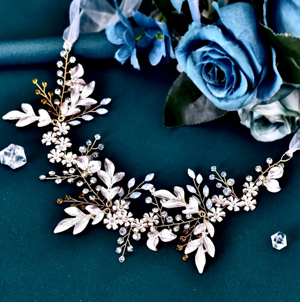 Wedding Accessories - Bohemian Opal Bridal Belt/Sash - Available in Gold and Silver