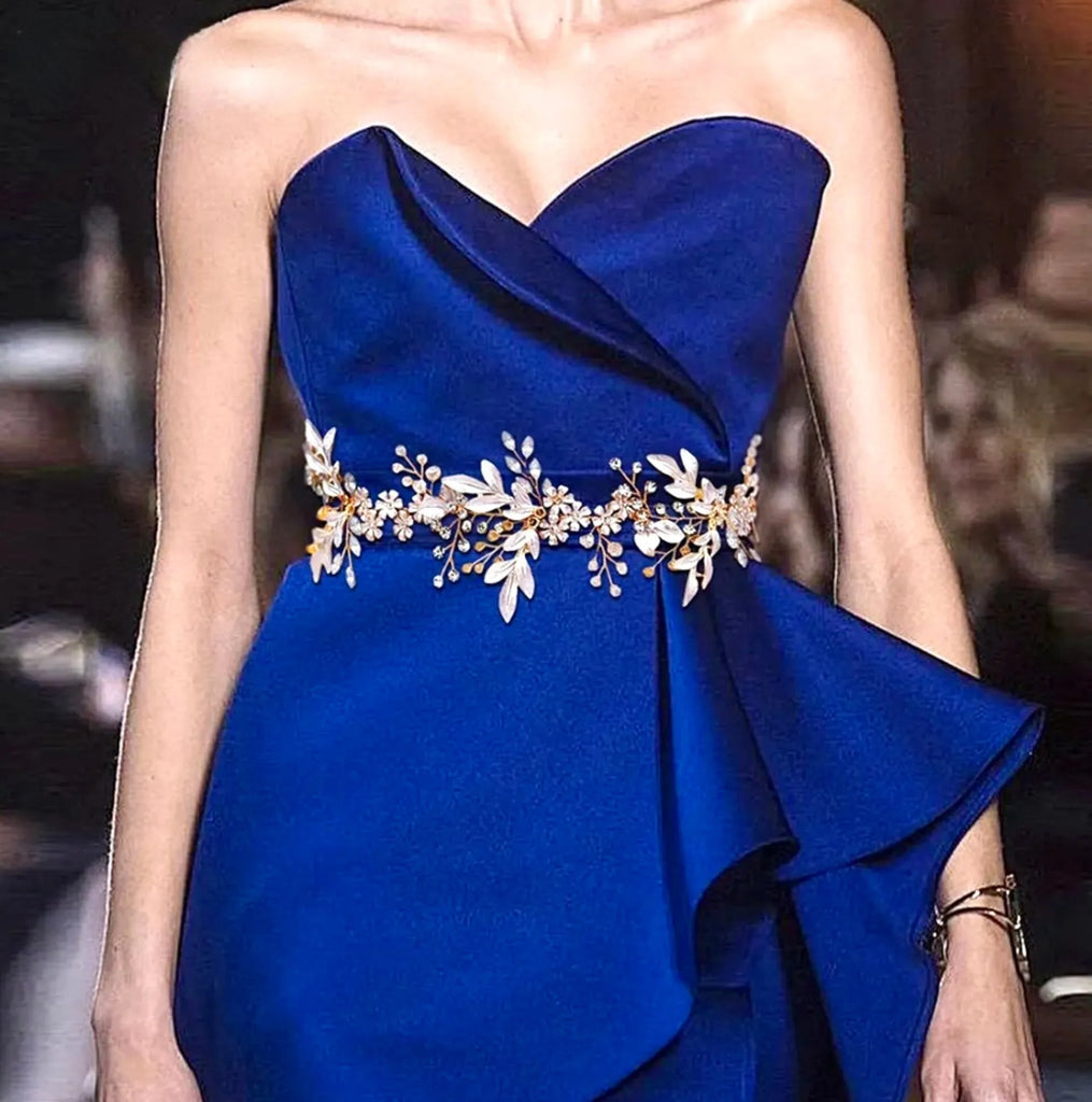 Wedding Accessories - Bohemian Opal Bridal Belt/Sash - Available in Gold and Silver