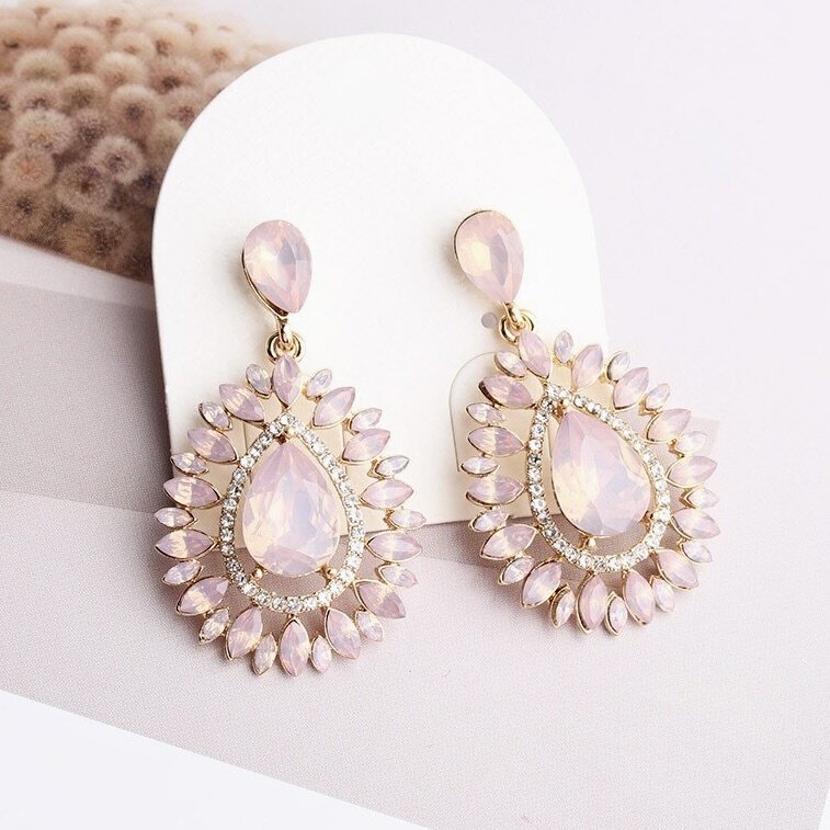 Pearl Wedding Jewelry - Opal Bridal Earrings - More Colors