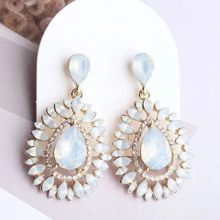 Pearl Wedding Jewelry - Opal Bridal Earrings - More Colors