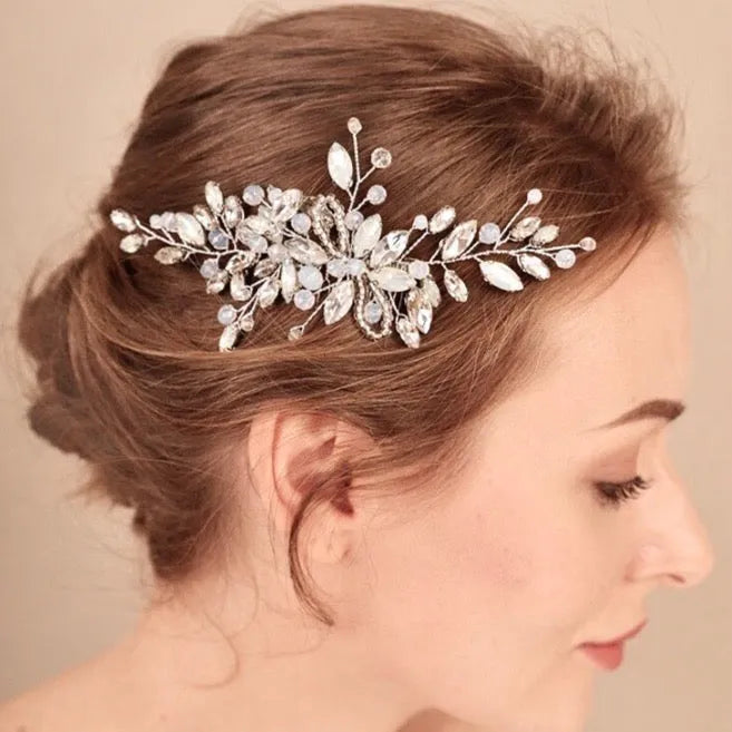 "Nina" -  Opal Bridal Hair Comb