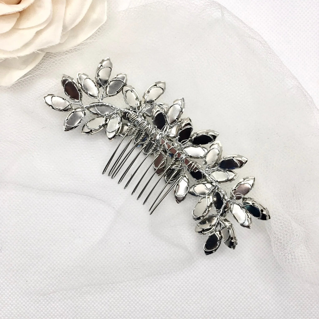 Wedding Hair Accessories - Opal  Bridal Hair Comb