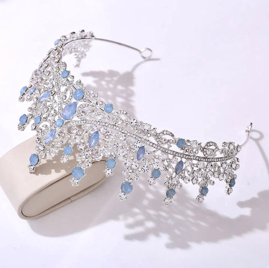 Wedding Hair Accessories - Baroque Bridal Tiara - Available in Rose Gold, Silver and Yellow Gold