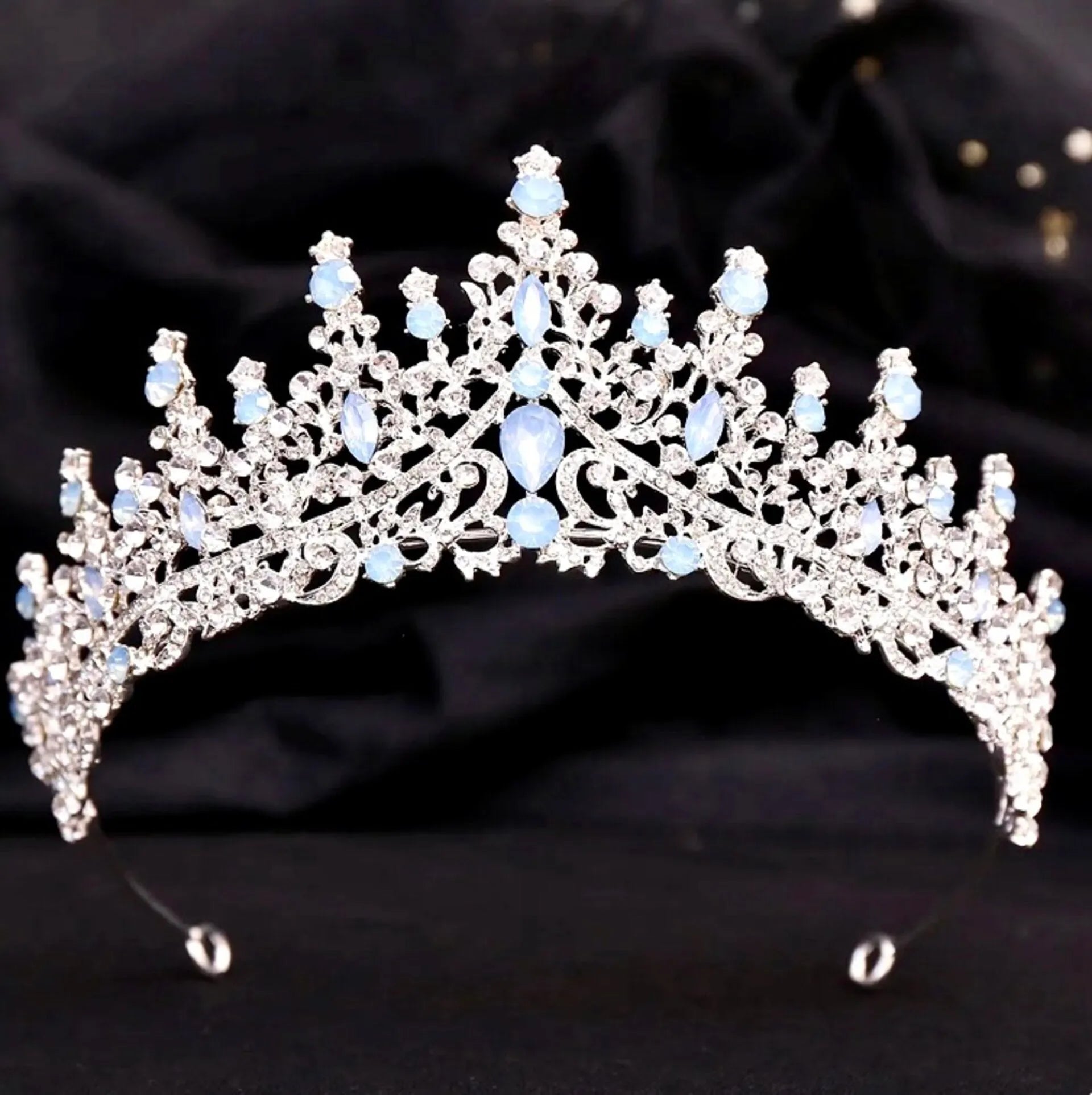 ?Baroque Crystal Rhinestone Tiara Bridal Crown Wedding Tiara Crystal Wedding Crown Bridal Tiara | EDEN LUXE  main image 4