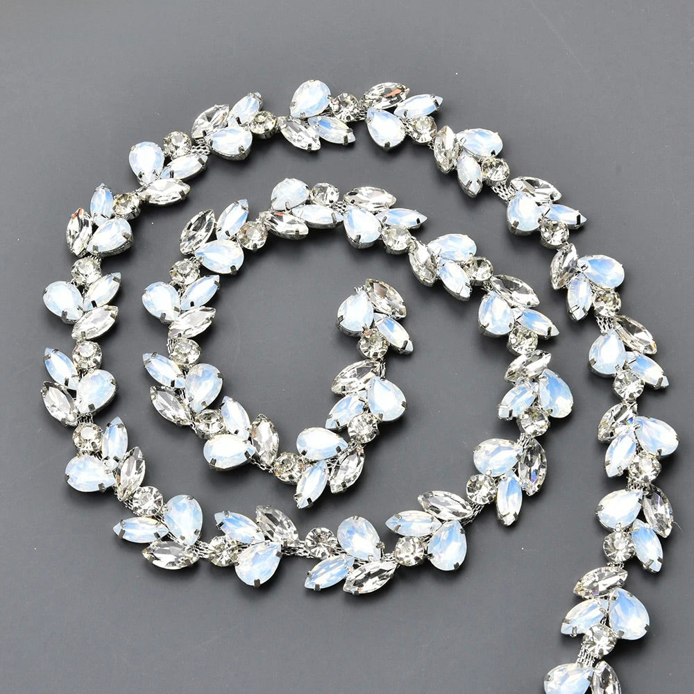 Wedding Accessories | Opal Bridal Belt - Silver & Gold