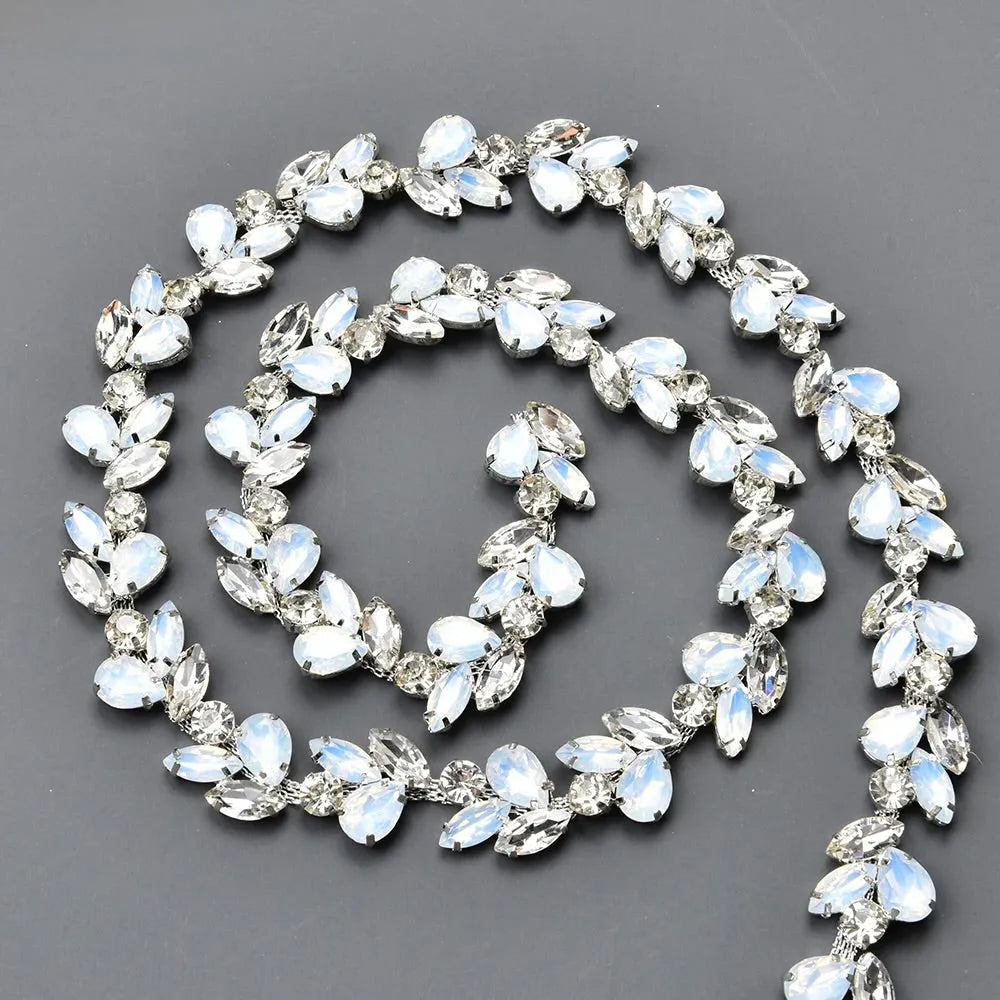 Wedding Accessories | Opal Bridal Belt - Silver & Gold