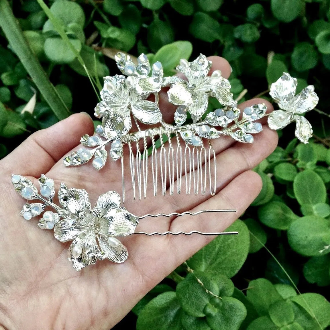 Bridal Swarovski ??Crystal Haircomb Buy NIKA Swarovski Bridal Hair Wings, Wedding Hair Wings  main image 4