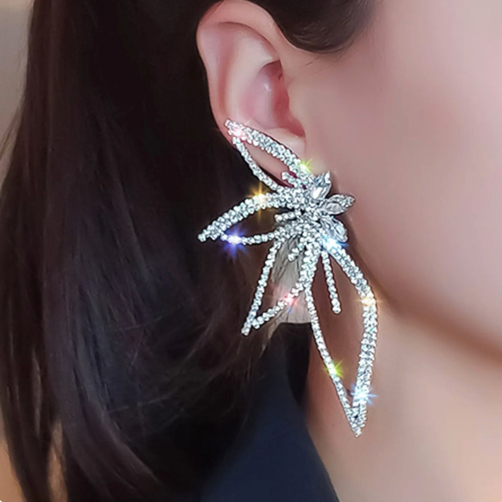 Wedding Jewelry - Rhinestone Bridal Earrings