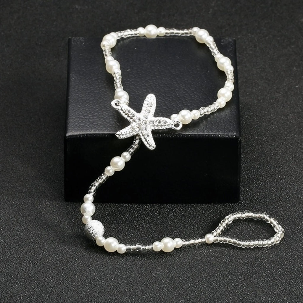 Wedding Accessories - Wedding Pearl Barefoot Sandals