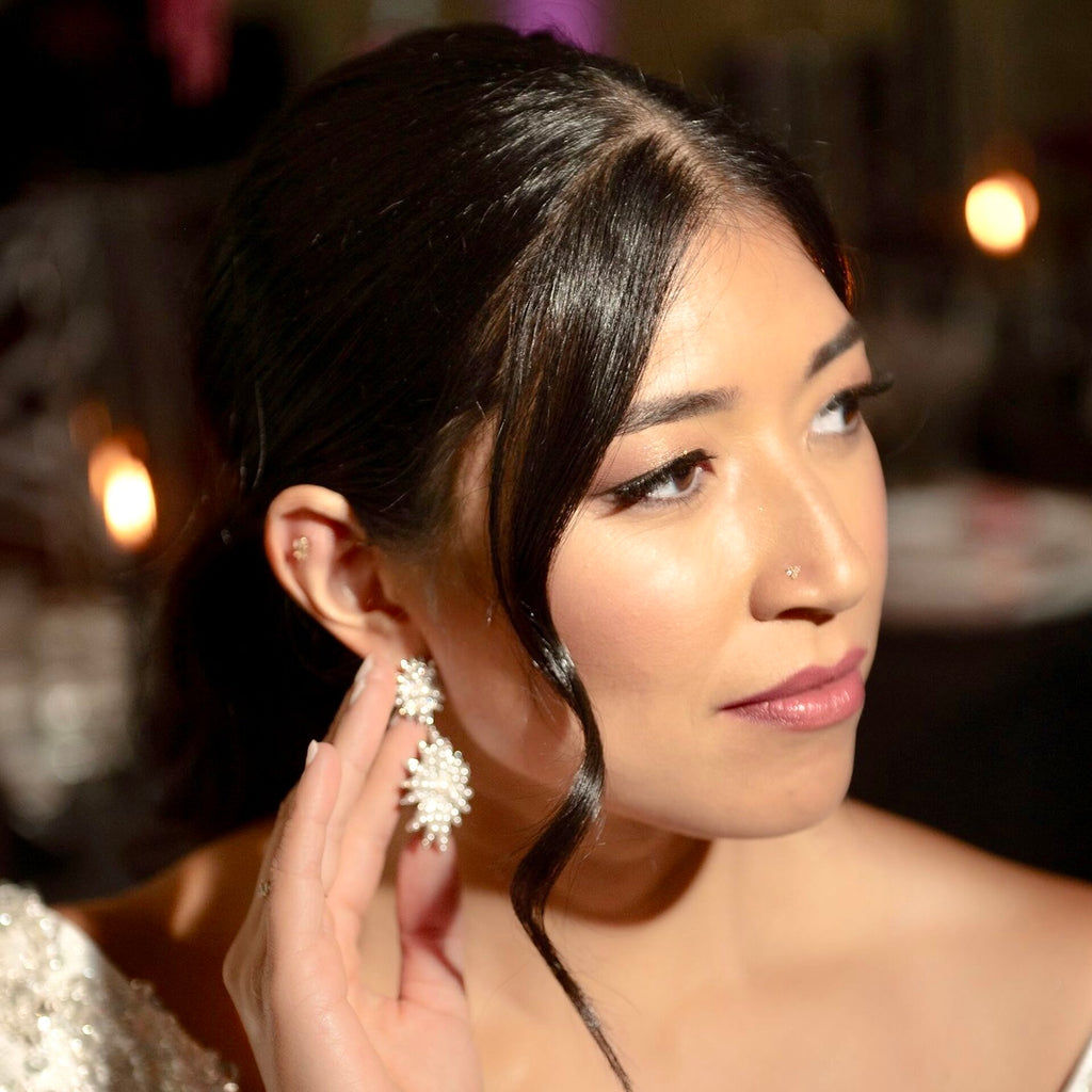 Wedding Jewelry - Pearl Bridal Earrings - Available in Gold and Silver