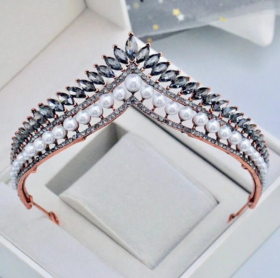 Wedding Hair Accessories - Baroque Vintage Bridal Tiara