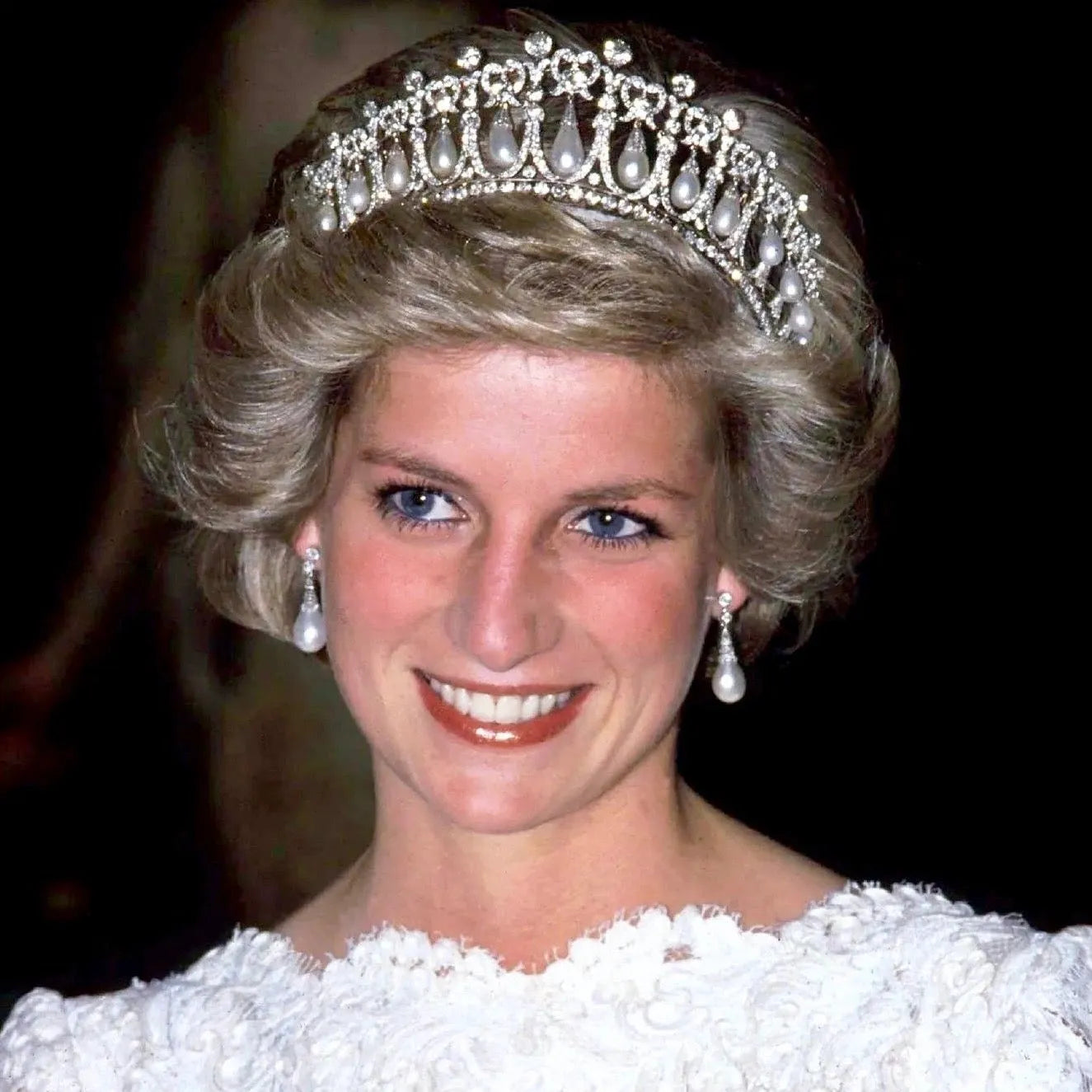 Diana Silver Pearl & Cubic Zirconia Bridal Tiara | ADORA by Simona