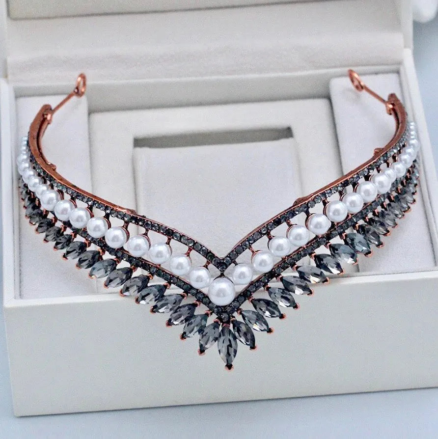 Wedding Hair Accessories - Baroque Vintage Bridal Tiara