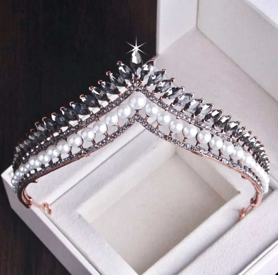 Wedding Hair Accessories - Baroque Vintage Bridal Tiara